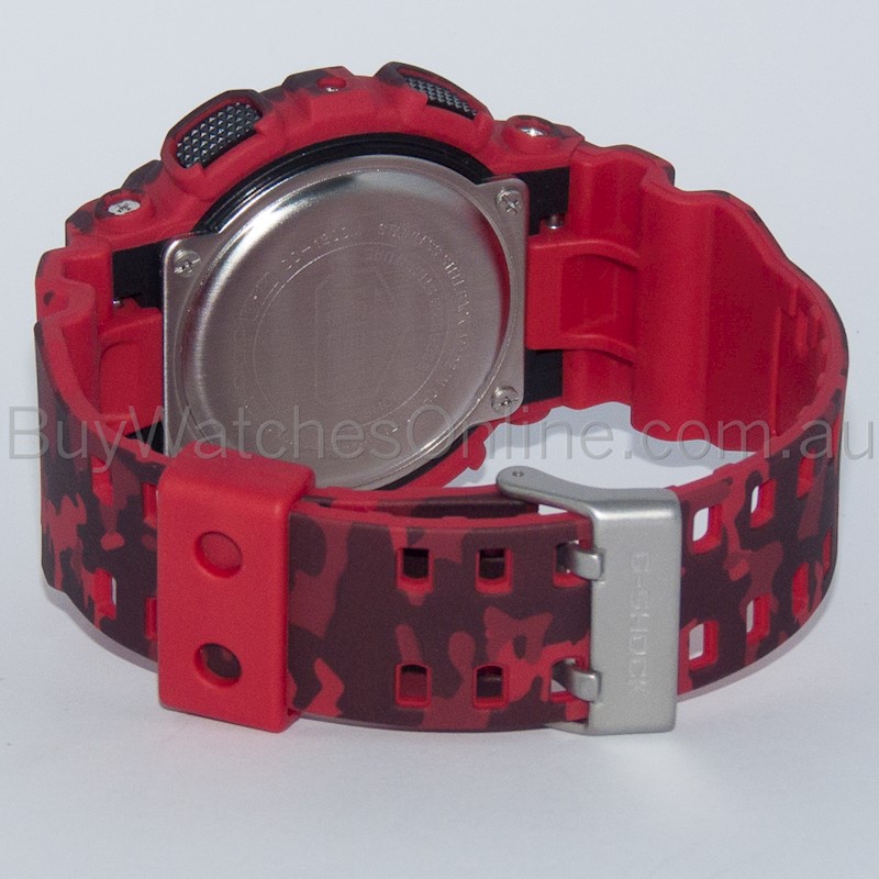 g shock men red