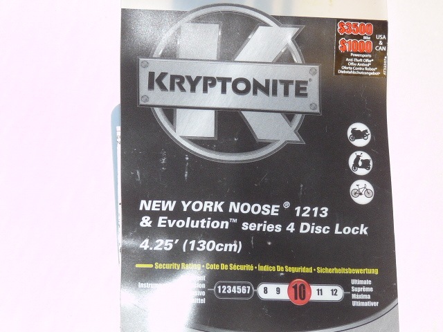 kryptonite new york noose 1213 bicycle chain lock