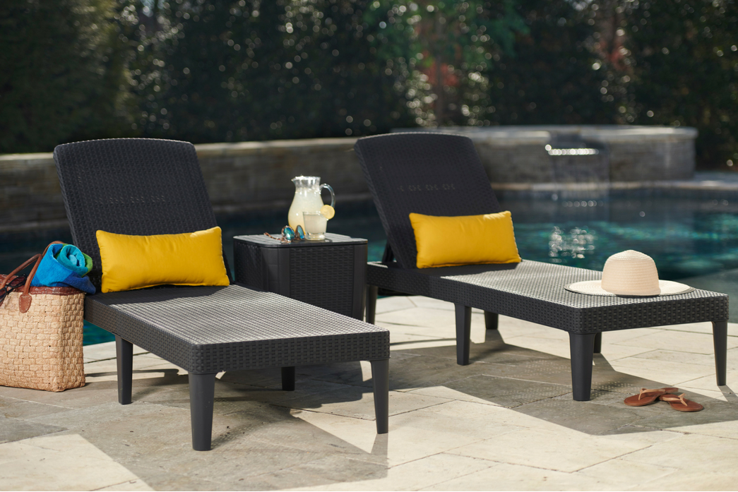 Keter Jaipur Outdoor Furniture Sun Lounger Buy Sun Lounges 351836