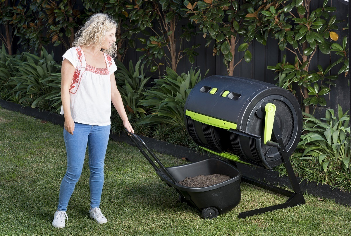 Maze Outdoor Compost Dual Tumbler Bin 245lt Buy Composters 795163