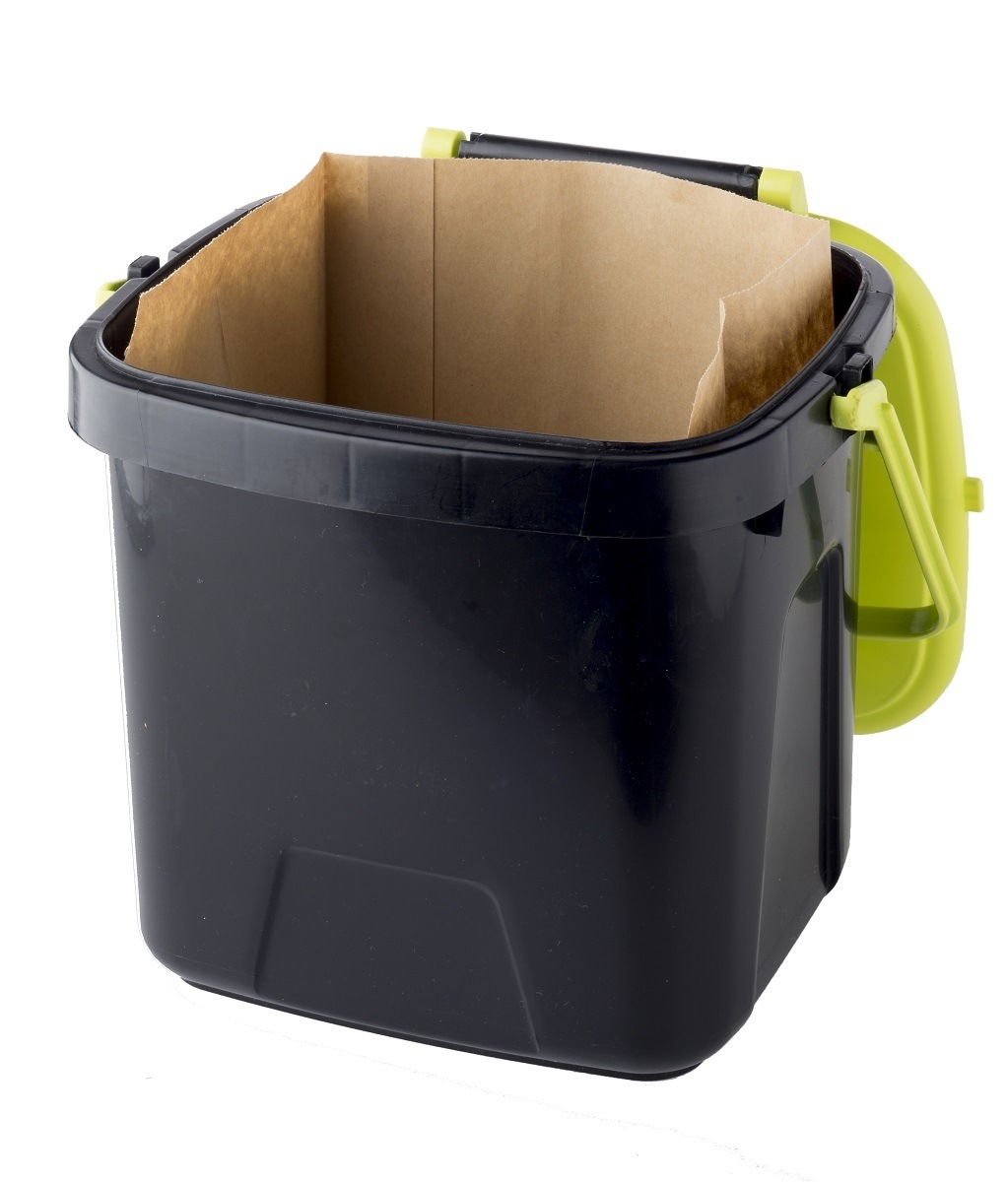 Maze 7lt Compost Caddy with Biodegradable Bags x 15 Buy Bin Liners