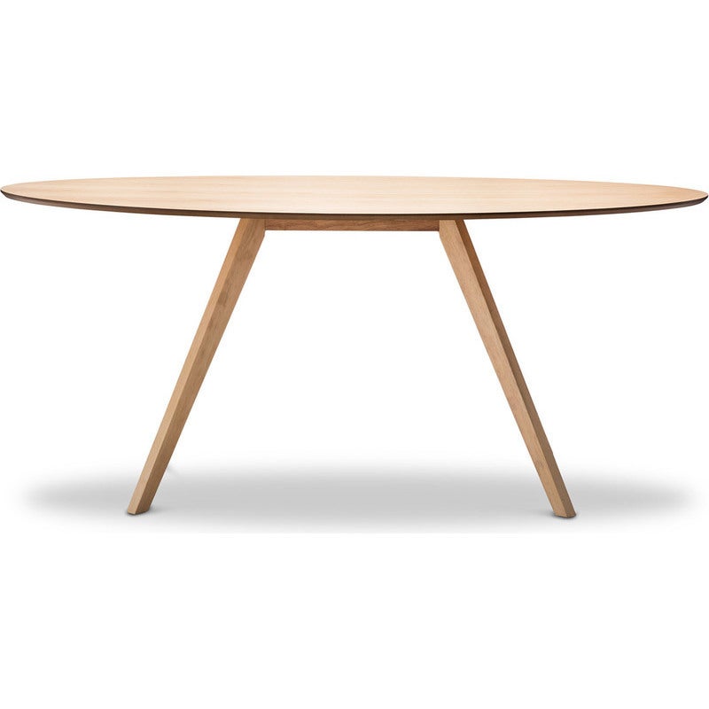 Scandinavian Oval Wooden Dining Table in Oak 1800mm | Buy Dining Tables