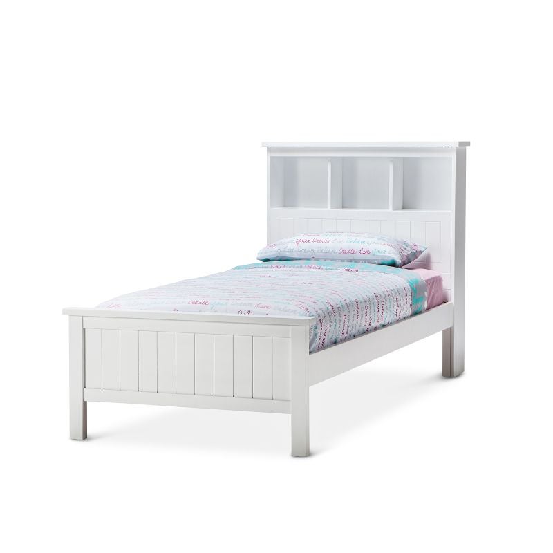 Zony Single Size Bed Frame W Storage Bed Head White Buy Single
