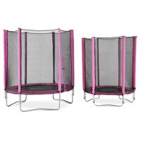 Plum 6ft Kids Trampoline with Net Enclosure in Pink