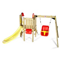 Plum Toddlers Swing, Slide & Cubby House Playground