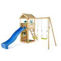 Plum Kids Wooden Playground Tower W/ Swings & Slide