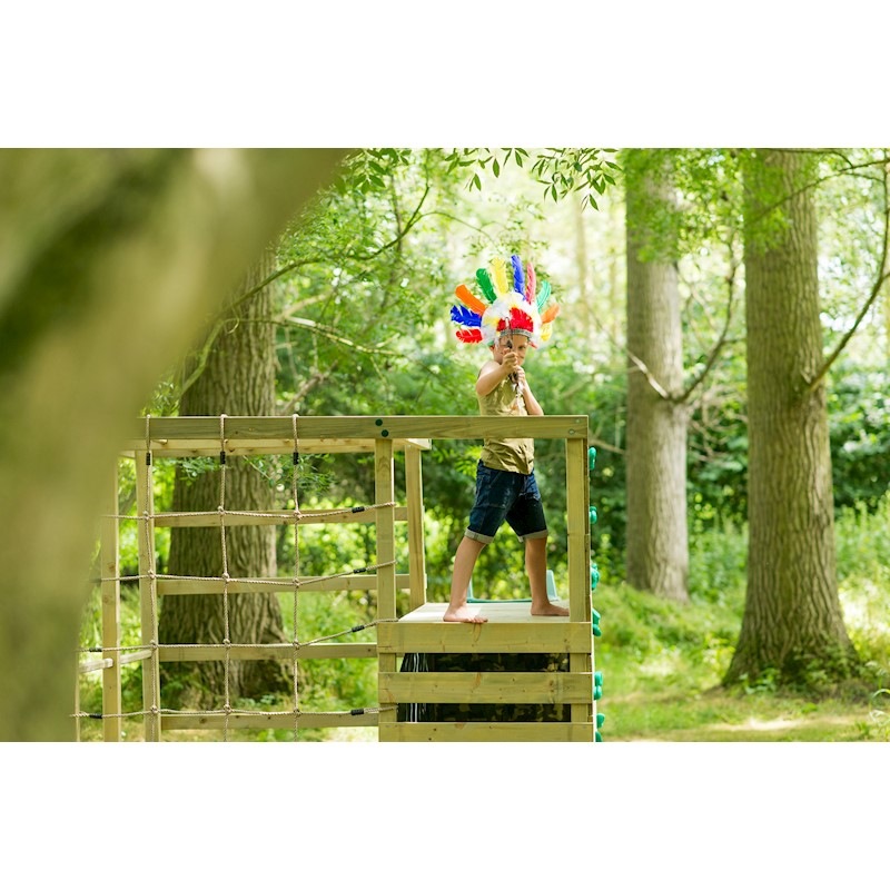 Plum Play Wooden Climbing Frame Jungle Gym w/ Slide Buy Outdoor