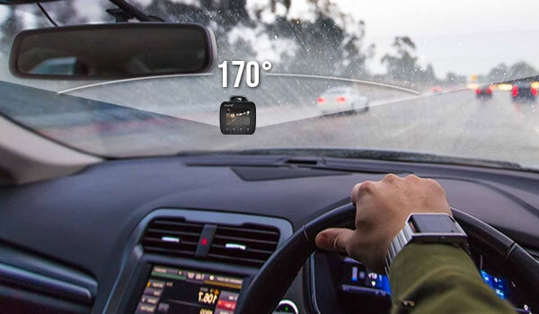Elinz 1296p Gps Wifi Hidden Car Dash Cam 170 Fhd Recorder Video