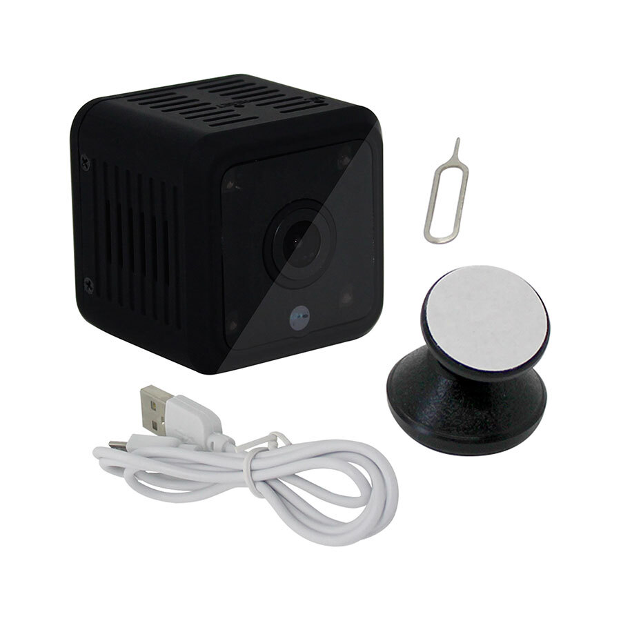 Elinz Mini Spy Security Hidden WiFi Camera 1080P CCTV Built-in Battery Night Vision 180 mins elinz security camera