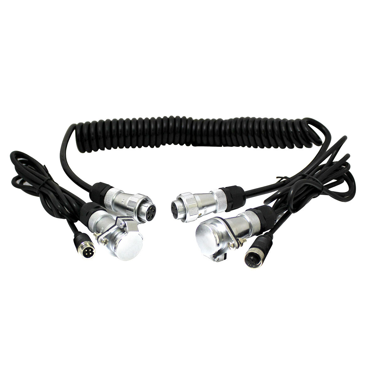 Elinz Heavy Duty Trailer Cable Coil And 4pin Connectors 1 Av Input