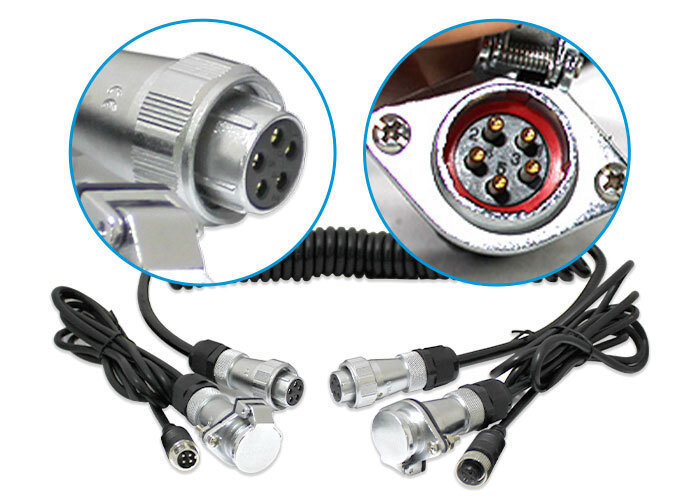 Elinz Heavy Duty Trailer Cable Coil And 4pin Connectors 1 Av Input