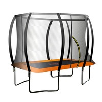 Kahuna Trampoline 6 Ft x 9 Ft Rectangular Outdoor - Orange