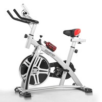 Powertain Spin Flywheel Bike Exercise Machine Home Gym Fitness Equipment Silver
