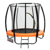 6ft Kahuna Trampoline Round Free Safety Net Spring Pad Cover Mat Ladder