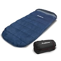 Wallaroo Thermal Camping Sleeping Bag Tent Pebble Compact Outdoor Hiking 220x100