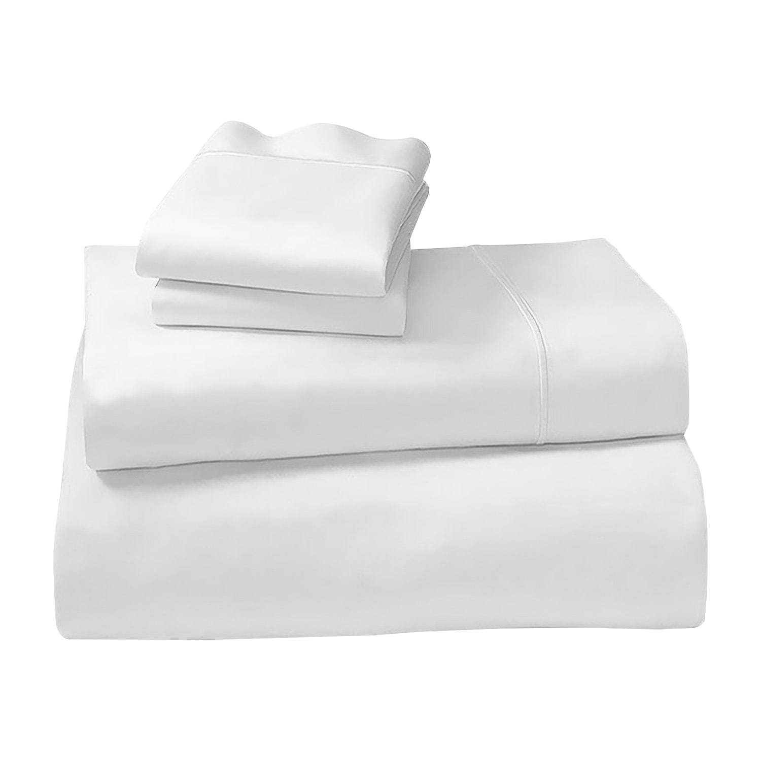 1000tc Cvc Cotton Queen Size Bed Sheet Set White Buy Queen Sheets