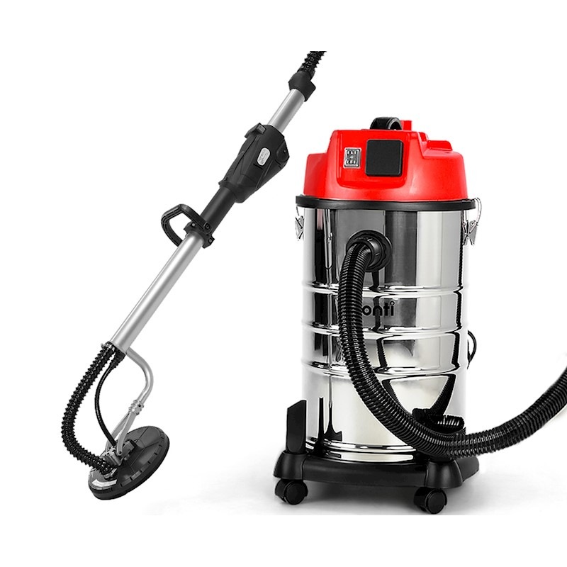 Electric Sander W Wet Dry Vacuum Cleaner Plaster Plasterboard Wall
