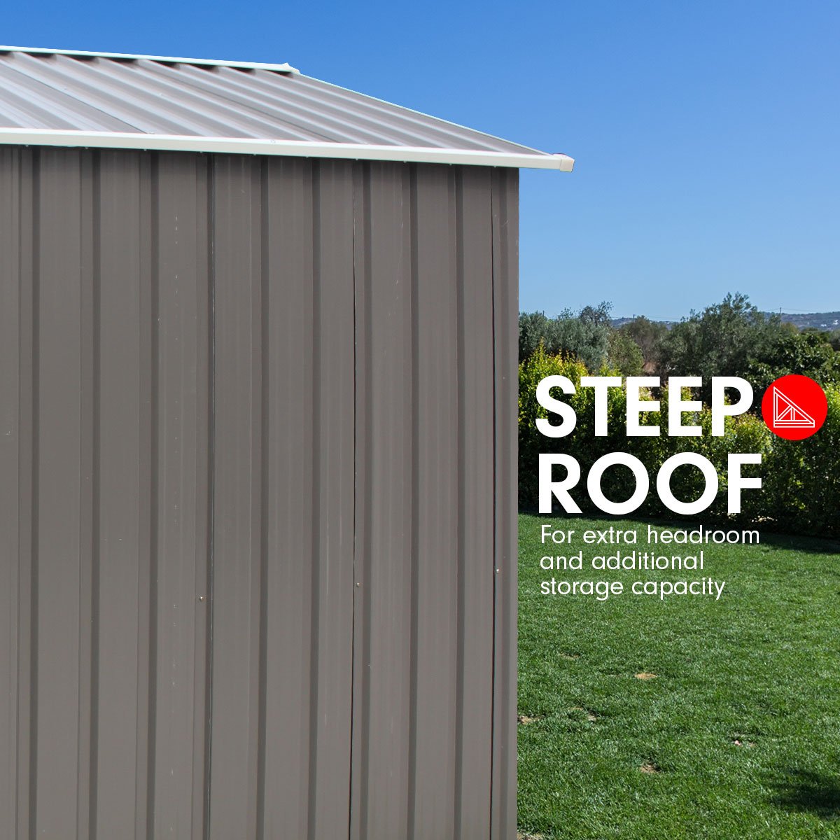 Garden Shed Spire Roof 4ft x 6ft Outdoor Storage Shelter ... Garden Shed Spire Roof 4ft x 6ft Outdoor Storage Shelter ...