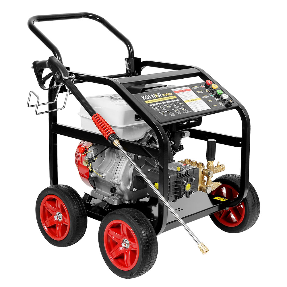 Kolner K9000 Cleaner Petrol High Pressure Washer Gurney Water Jet Hose