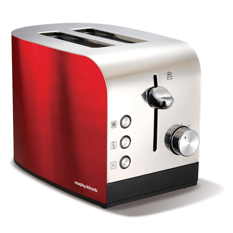 New Morphy Richards Copper 2 Slice Toaster Stainless Steel Electric