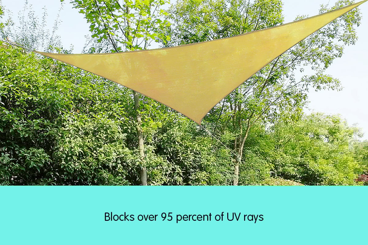 Buy Now Xl Large Shade Sail Triangle 7mx7mx7m Sandstone Buy Shade