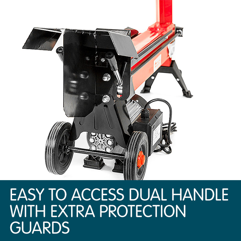 8t Electric Hydraulic Log Splitter Wood Timber Firewood Cutter 15t