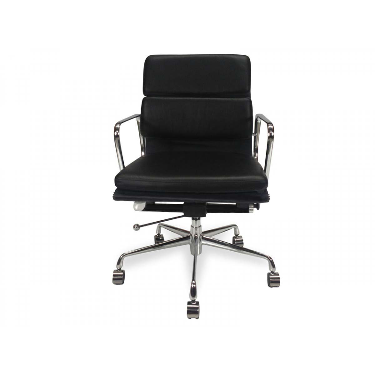 Soft Pad Management Boardroom Office Chair Eames Replica Black