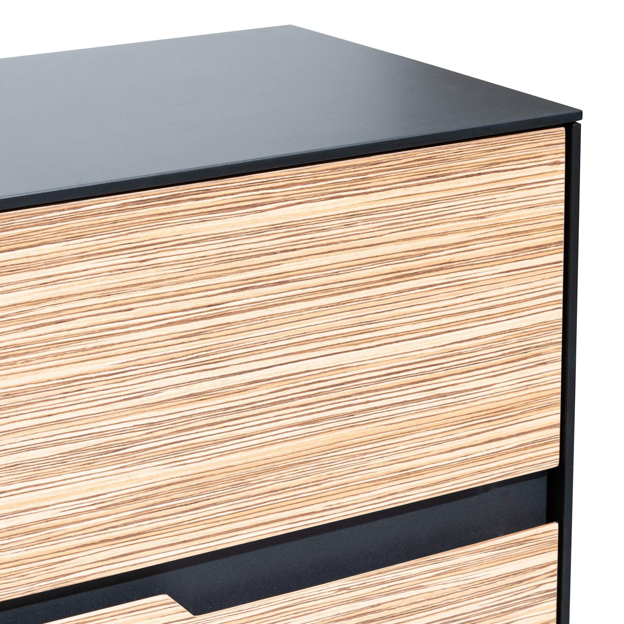 Excellent High Gloss Zebra Wood Kitchen Awesome Modern