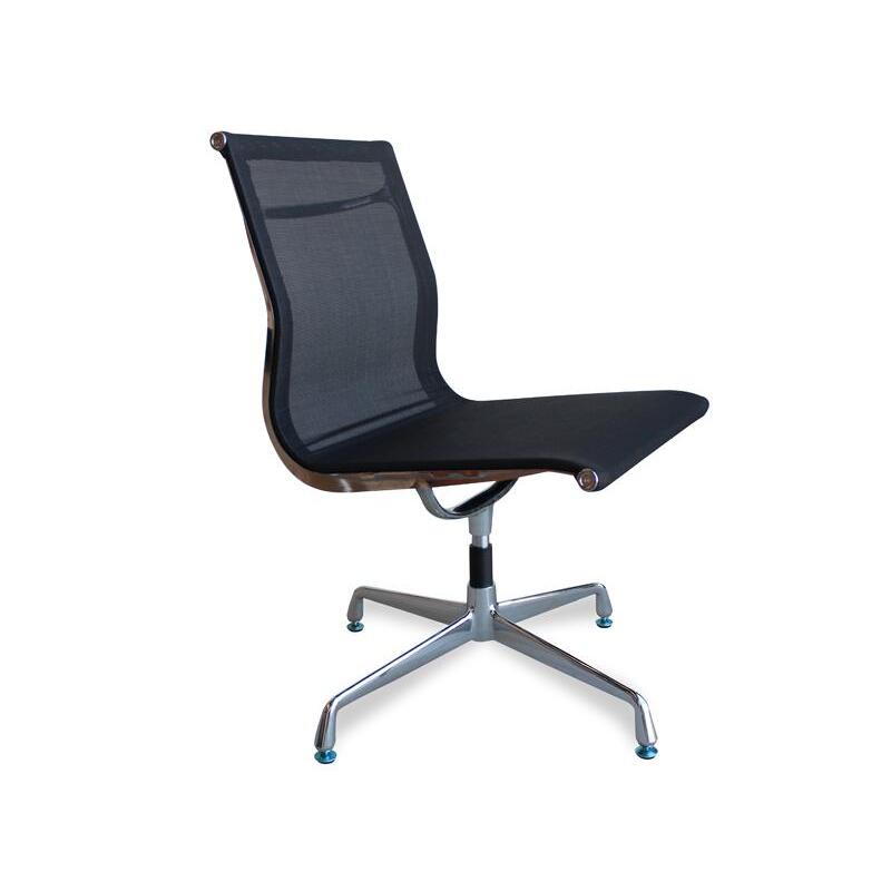 Visitor Mesh Office Chair - Eames Replica - Black - No Arms