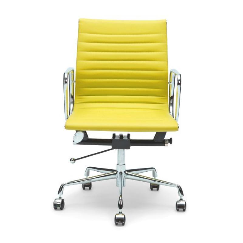 Management Pu Leather Office Chair Eames Replica Yellow Buy