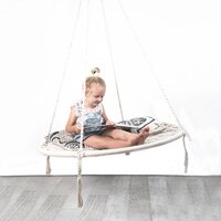 Morocco Macrame Swing - Cream