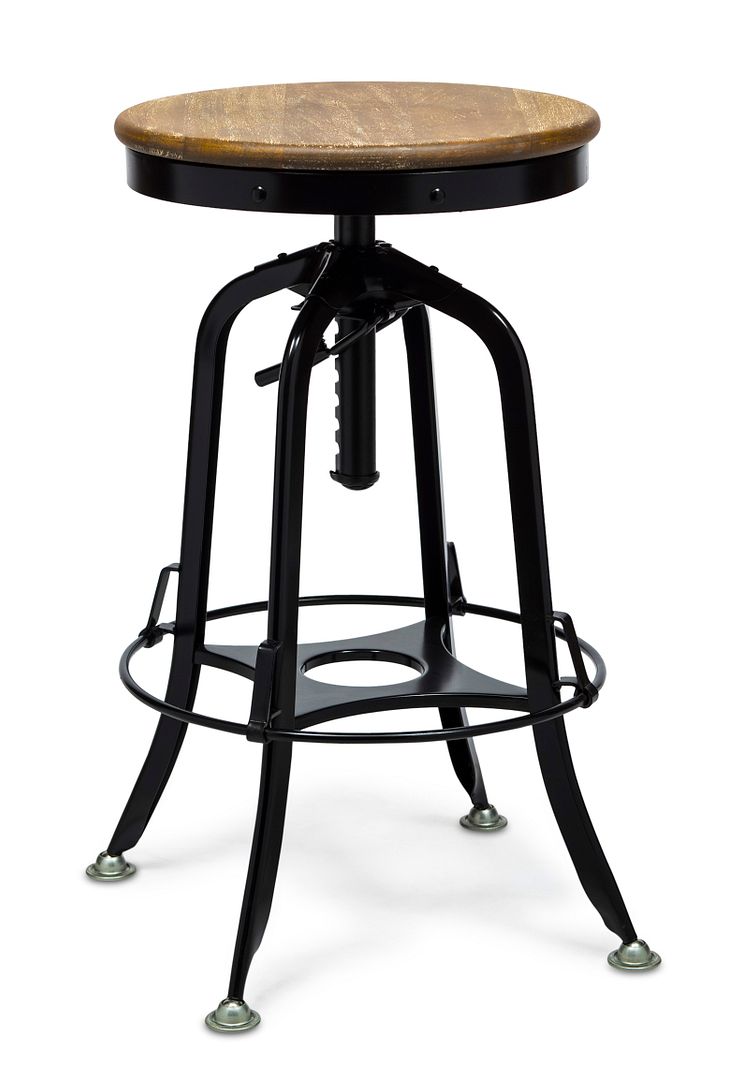 Wood Adjustable Bar Stools Pictures
