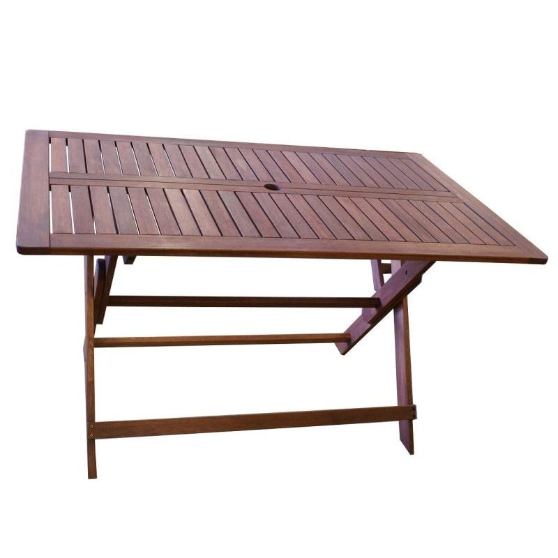 Island Foldable Hardwood Outdoor Dining Table 1.35m Buy Outdoor