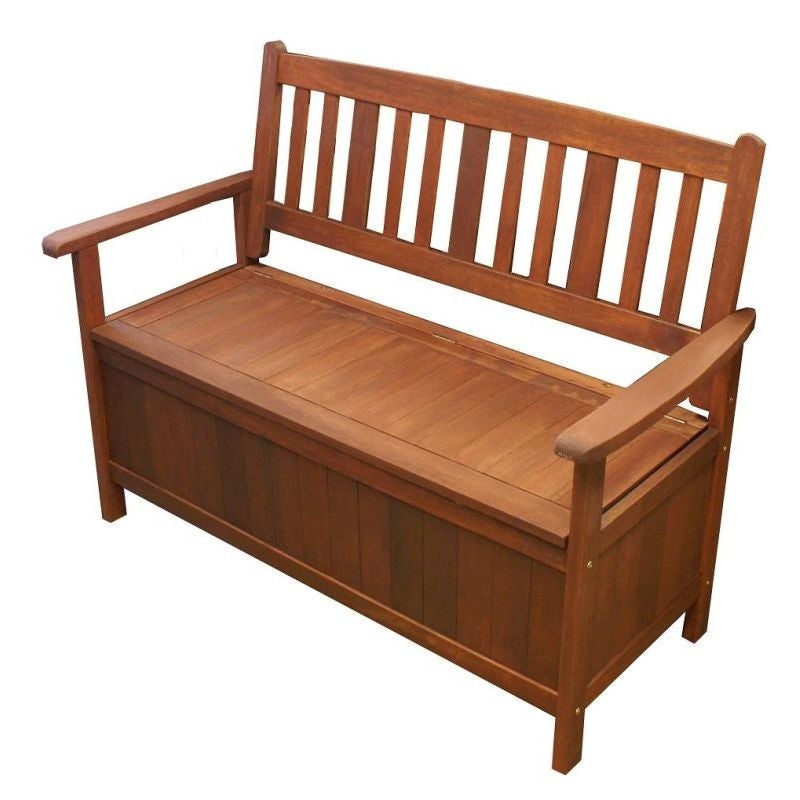 Outdoor Shorea Hardwood Wooden Storage Bench Seat Buy ...