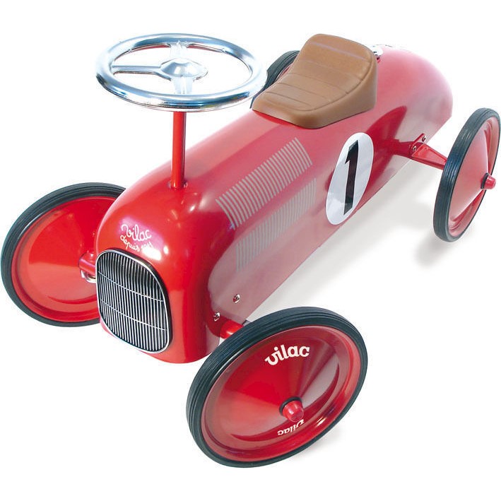Red Ride On Classic Toy Car by Vilac
