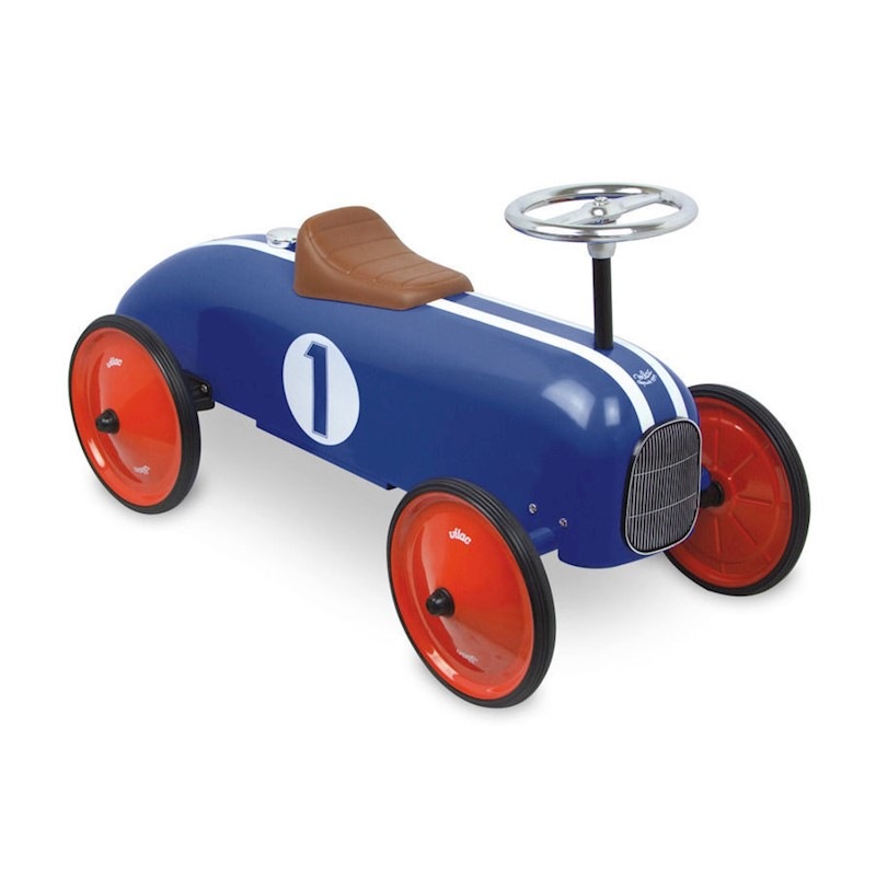 Blue Ride On Classic Car by Vilac