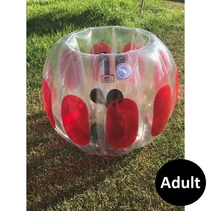 red inflatable ball