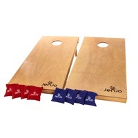 PREMIUM OUTDOOR CORNHOLE COMPETITION BOARDS & BEAN BAG TOSS GAME SET 120X60CM