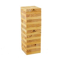 54 Piece Outdoor Giant Jenga Wooden Block Game 38cm