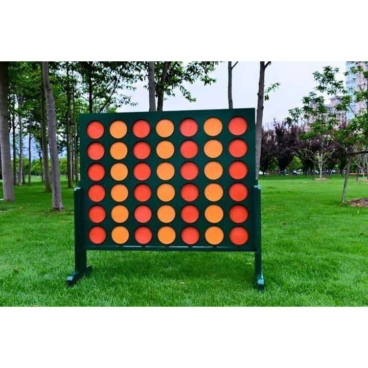 Wooden Indoor Outdoor Giant Connect Four In A Row Game Set ...