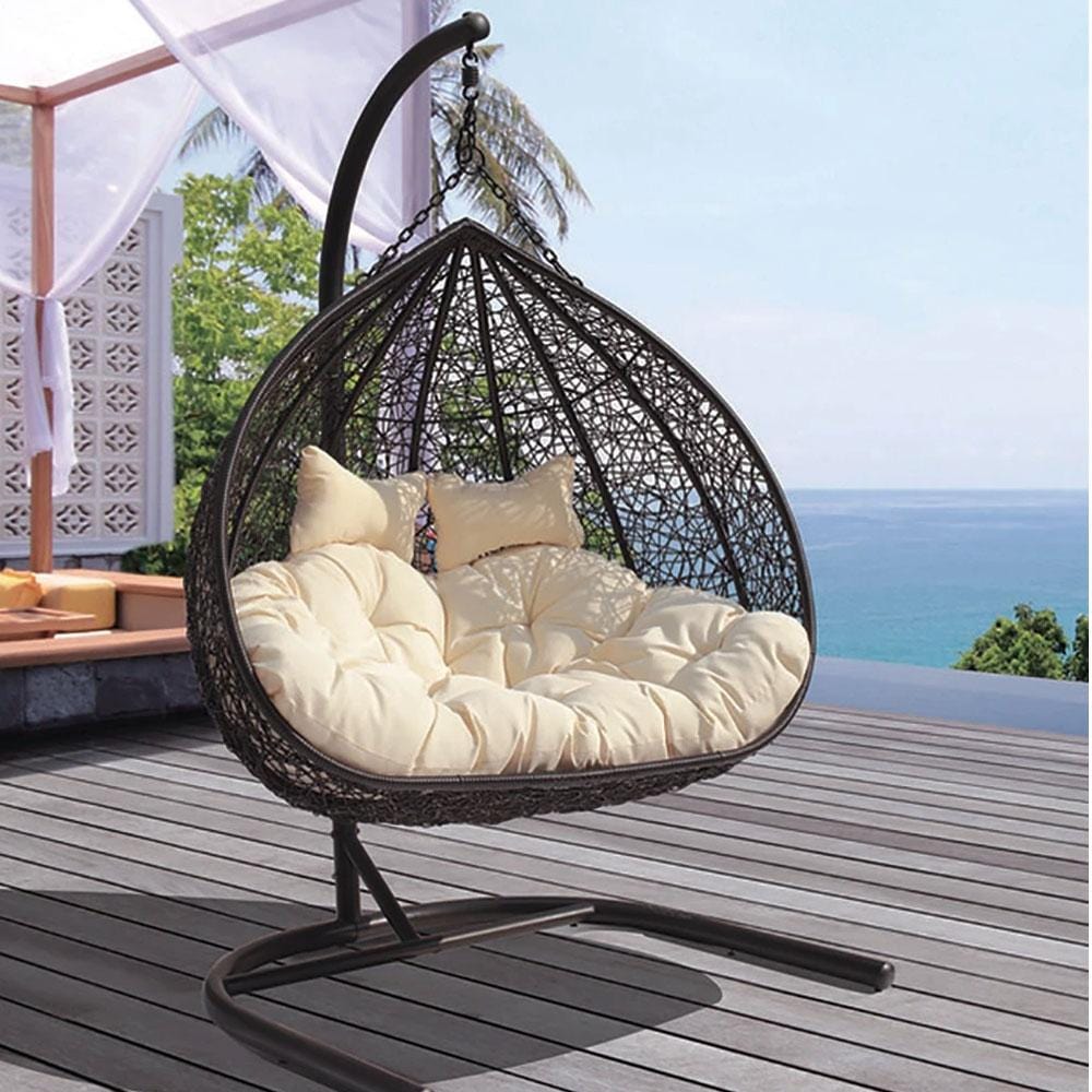 Duke Double Hanging Egg Chair | Buy Hanging Chairs - 1257455