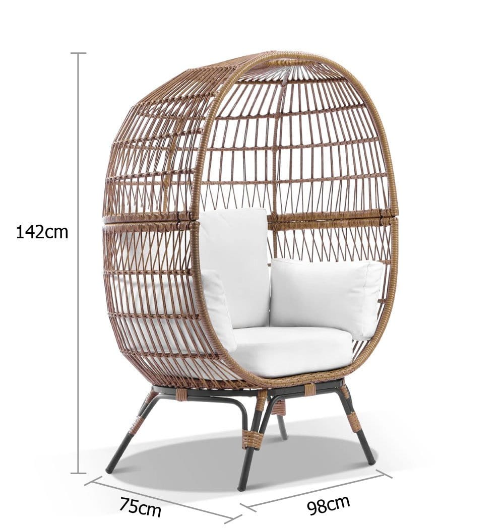 Pacific Outdoor Wicker Egg Chair With Legs | Buy Hanging Chairs - 2220776
