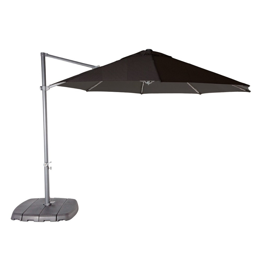 Pandanus 3.3M Octagonal Shelta Cantilever Umbrella Black Olefin