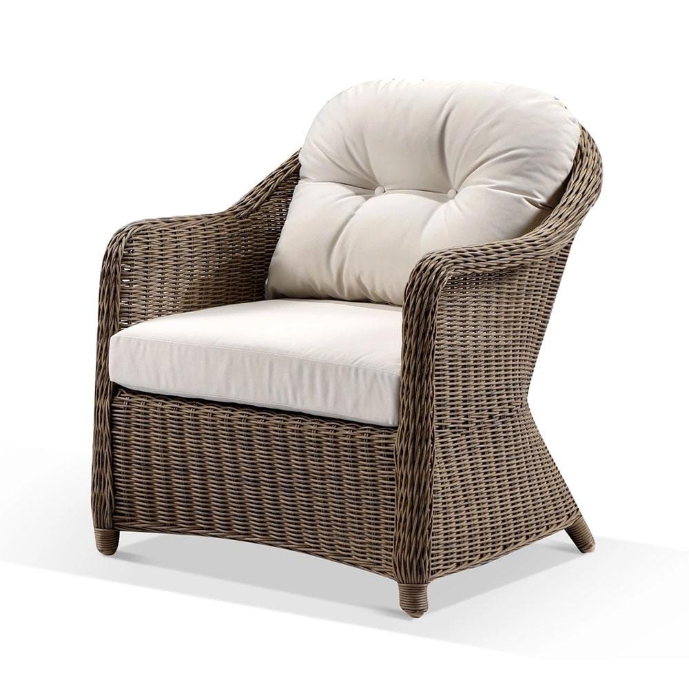 Plantation Outdoor Wicker Lounge Arm Chair | Buy Outdoor Lounge Chairs