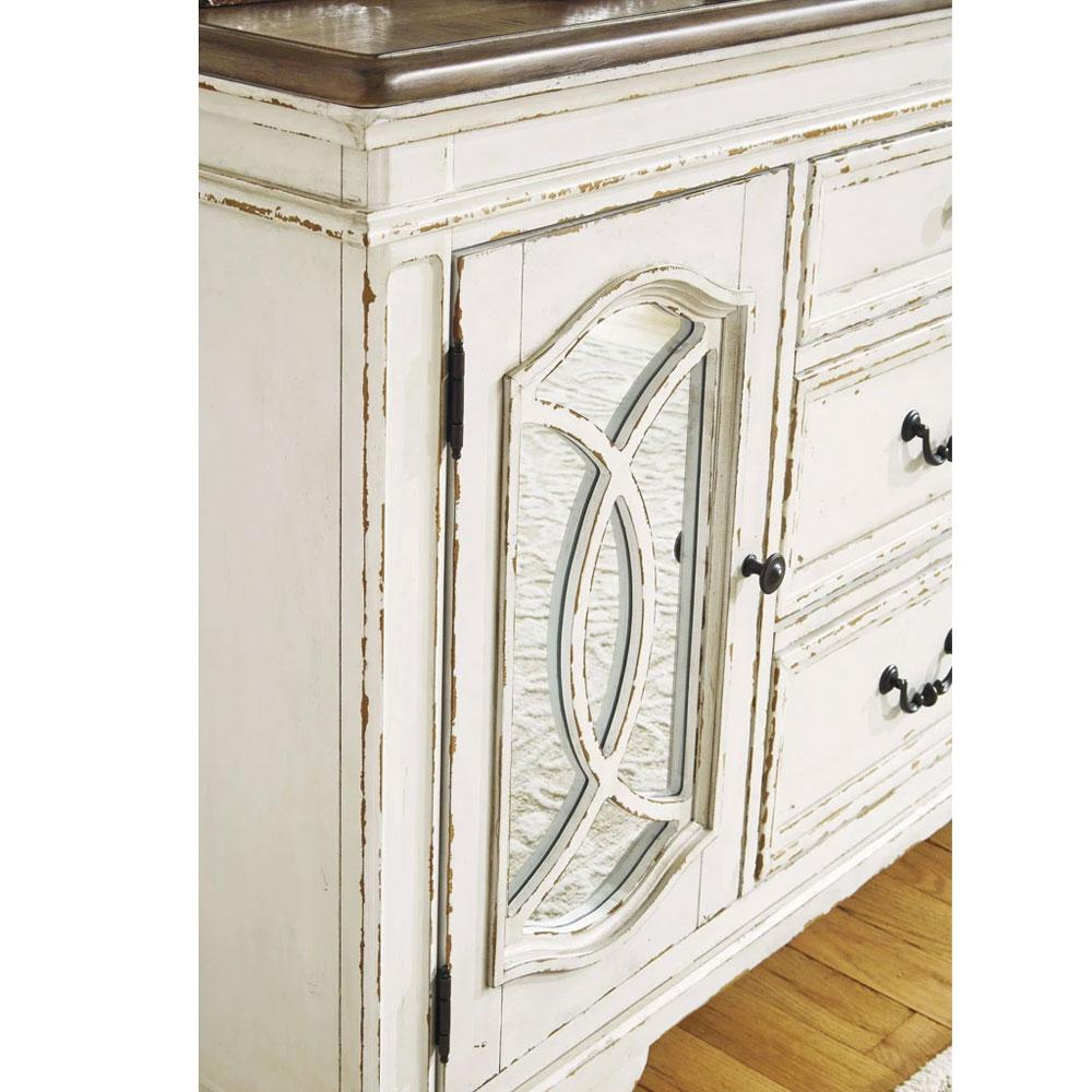 Realyn Indoor Timber Buffet Sideboard Server In Distressed White Buy