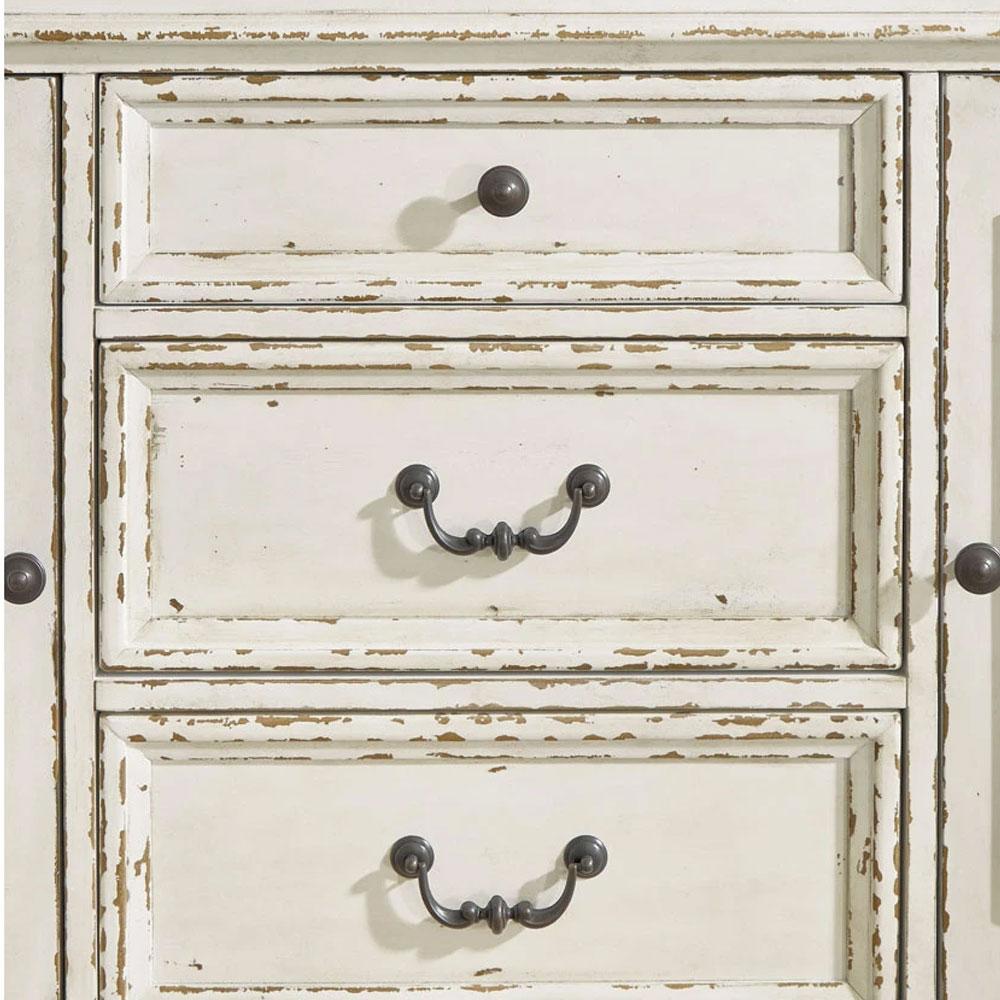 Realyn Indoor Timber Buffet Sideboard Server In Distressed White Buy