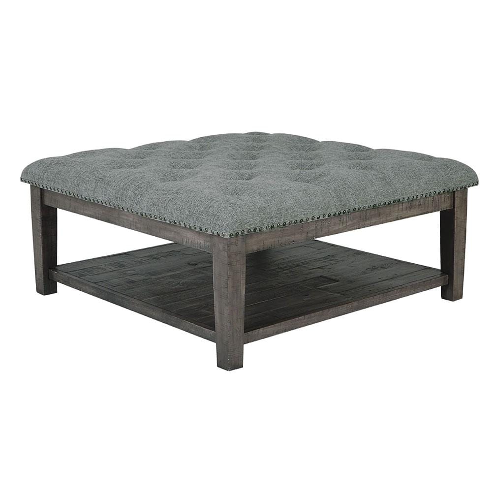 Tenelle Indoor Fabric Ottoman & Coffee Table Grey Buy Coffee Tables