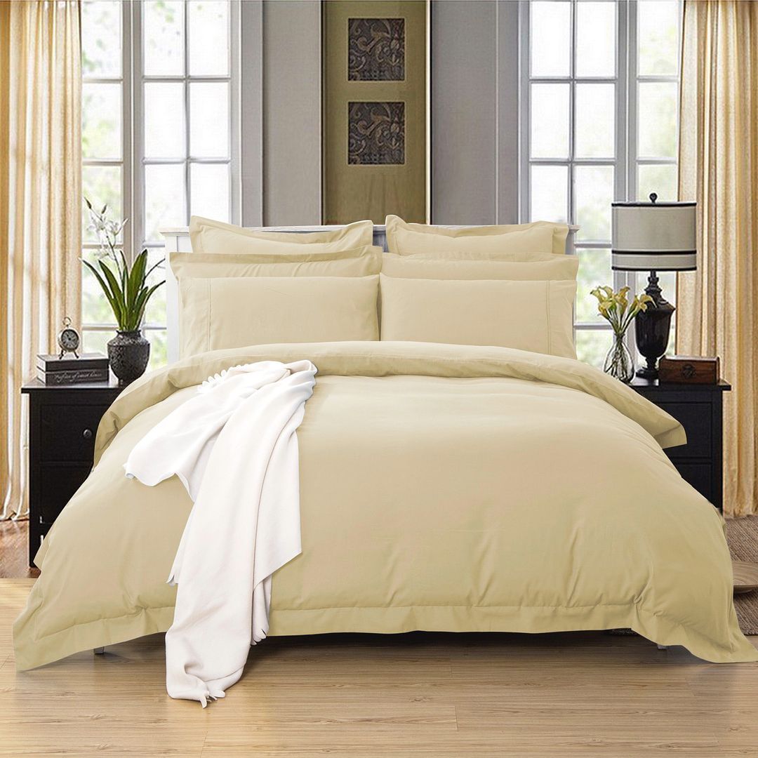 Tailored 1000tc Ultra Soft King Size Quilt Doona Duvet Cover Set