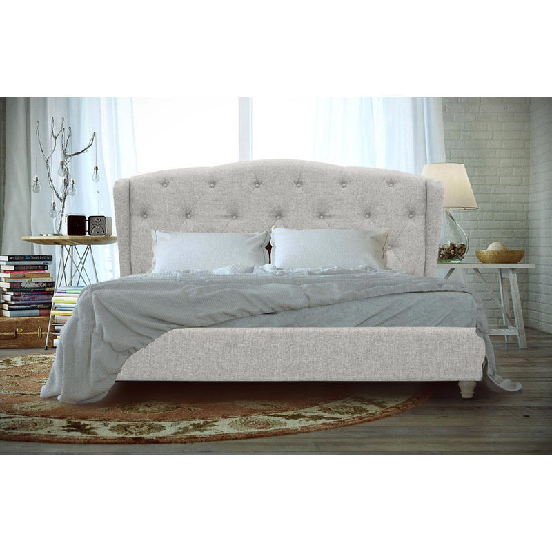 French Provincial Wing Collection Fabric Upholstered Bed Frame Buy