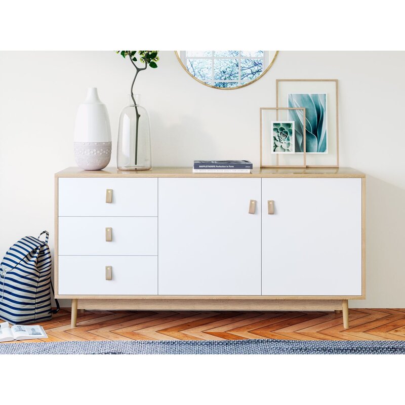 Sideboard Buffet Unit with Handles Buy Sideboards & Buffets 1170379